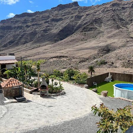 Casa Rural Con Bano Adaptado Y Piscina En Mogán Exterior foto